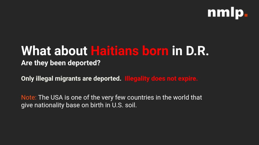 What about Haitians born in D.R. ?